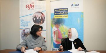 توقيع بروتوكول تعاون بين جمعية سند ومؤسسة التعليم من أجل التوظيف لتمكين الشباب الأيتام