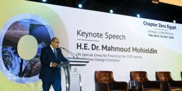 الدكتور محمود محيي الدين يشارك بكلمة في مؤتمر الطريق إلى صفر انبعاثات