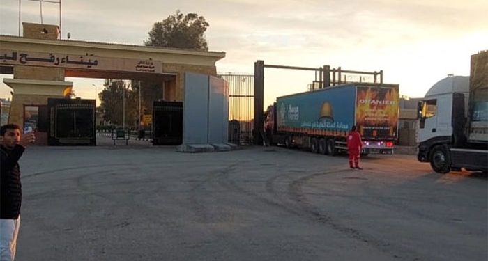 مرسال تعلن دخول مساعداتها الإنسانية لقطاع غزة ضمن القافلة التاسعة للتحالف الوطني