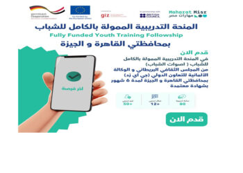 اخر فرصة للتقديم في المنحة الممولة للشباب من المجلس الثقافي البريطاني والوكالة الألمانية للتعاون الدولي (GIZ)