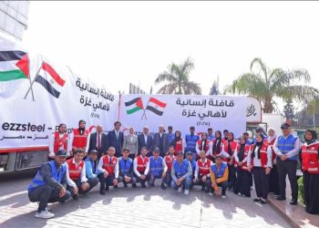 الهلال الأحمر المصري: مجموعة عز الصناعية تتبرع بـ 25 شاحنة مساعدات لغزة