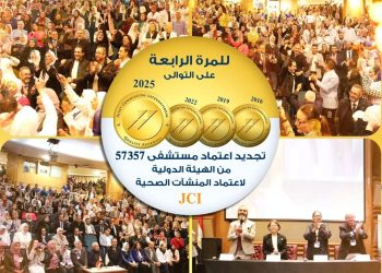 مستشفى57357 يحصل على تجديد اعتماد اللجنة الدولية المشتركة لاعتماد المنشآت الصحية JCI للمرة الرابعة على التوالي