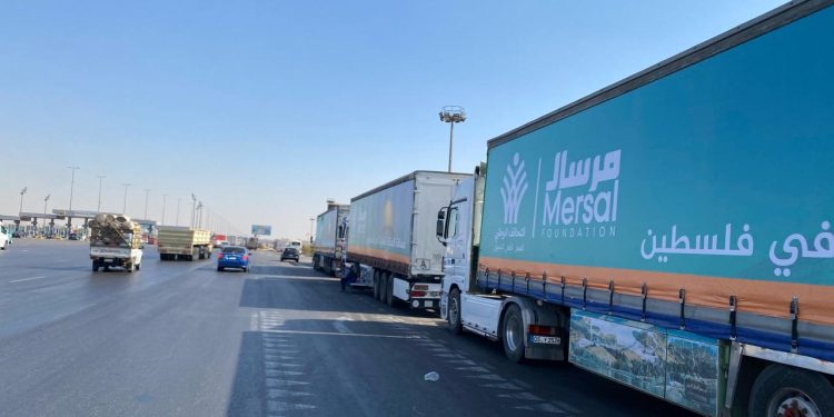 مؤسسة مرسال تشارك في القافلة الإغاثية العاشرة للتحالف الوطني لدعم غزة 1 مؤسسة مرسال تشارك في القافلة الإغاثية العاشرة للتحالف الوطني لدعم غزة