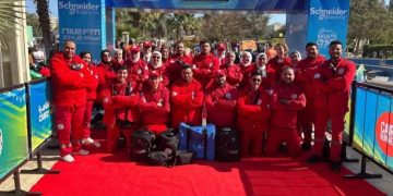 الهلال الأحمر المصري يدعم ماراثون كايرو رانرز بتوفير الإسعافات الأولية الطارئة