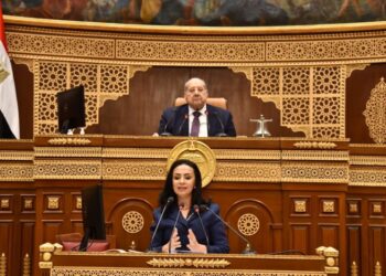 وزيرة التضامن تشارك في جلسة الشيوخ لمناقشة تقرير  “مستقبل سياسات الحماية الإجتماعية من الإحتياج إلى التمكين”