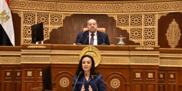 وزيرة التضامن تشارك في جلسة الشيوخ لمناقشة تقرير  “مستقبل سياسات الحماية الإجتماعية من الإحتياج إلى التمكين”