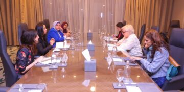 وزيرة التضامن تلتقي وزيرة العمل والصحة والتضامن وشئون العائلة الفرنسية