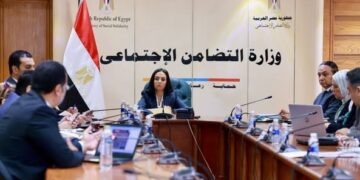 وزيرة التضامن تجتمع مع الإدارة العامة لإدارة الأصول وتنمية الموارد بالوزارة