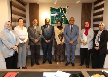 رئيس قطاع التعليم بمؤسسة مصر الخير يستقبل وفد اليونسكو برئاسة روبرت باروا