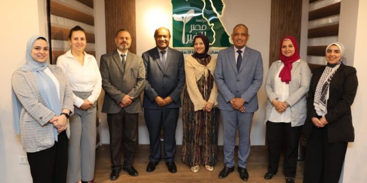 رئيس قطاع التعليم بمؤسسة مصر الخير يستقبل وفد اليونسكو برئاسة روبرت باروا