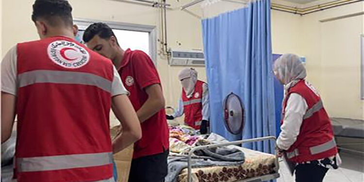 الهلال الأحمر المصري يقدم الدعم النفسي والمادي لضحايا حادث الطريق الإقليمي بالمنوفية 1 الهلال الأحمر المصري يقدم الدعم النفسي والمادي لضحايا حادث الطريق الإقليمي بالمنوفية