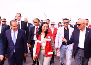 وزيرة التضامن تصل العريش رفقة وزير الخارجية ورئيس الوزراء الفلسطيني