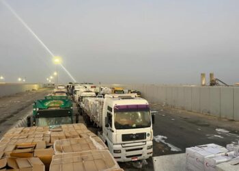 الهلال الأحمر المصري يدفع بـ 3200 طن مساعدات إنسانية عاجلة في قافلة «زاد العزة» الـ 26 إلى غزة