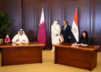 وزيرة التضامن ووزير المالية بقطر  يوقعان مذكرة تفاهم للتعاون في مجال التأمينات الاجتماعية والمعاشات