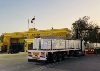 زاد العزة.. انطلاق قافلة المساعدات الإنسانية الـ29 من مصر إلى غزة
