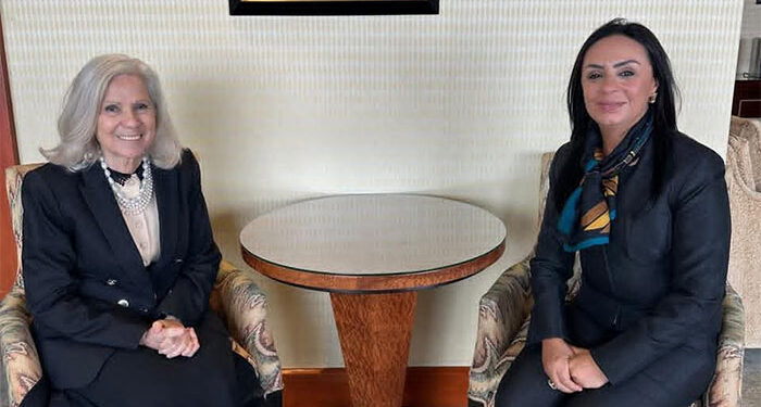 وزيرة التضامن الاجتماعي تلتقي السفيرة هيفاء أبو غزالة 1 وزيرة التضامن الاجتماعي تلتقي السفيرة هيفاء أبو غزالة