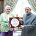 شيخ الأزهر يستقبل رئيسة المجلس القومي للطفولة والأمومة لبحث سبل التعاون 