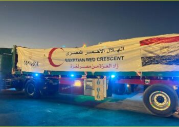 إطلاق قافلة «زاد العزة» الـ32 إلى أهالى غزة بحمولة 1700 طن