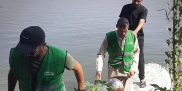 بنك الطعام المصري عضو التحالف الوطني يواصل جهود الإغاثة لدعم المتضررين من فيضان النيل بالمنوفية