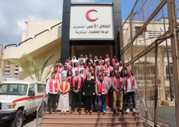 الهلال الأحمر المصري يستقبل نموذج محاكاة الشباب العربي مستعرضًا جهوده في دعم غزة