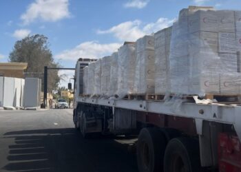 قافلة مساعدات زاد العزة الـ45 تتوجه من مصر إلى غزة