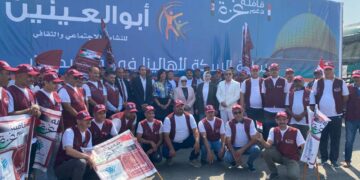 مؤسسة أبو العينين الخيرية تشارك في قافلة دعم غزة رقم (12) تحت مظلة التحالف الوطني للعمل الأهلي التنموي