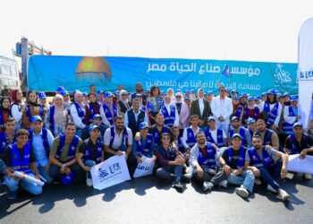 36 شاحنة مساعدات إنسانية من مؤسسة صناع الحياة في طريقها إلى معبر رفح