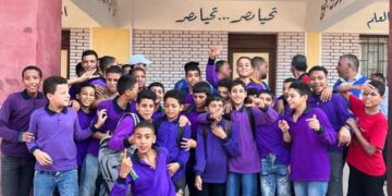 التحالف الوطني للعمل الأهلي التنموي بالبحيرة يختتم المرحلة الثالثة من دعم التعليم بتوزيع 600 شنطة مدرسية