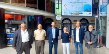 57357 يستقبل خبراء من بريطانيا وسويسرا لبحث التعاون الدولي