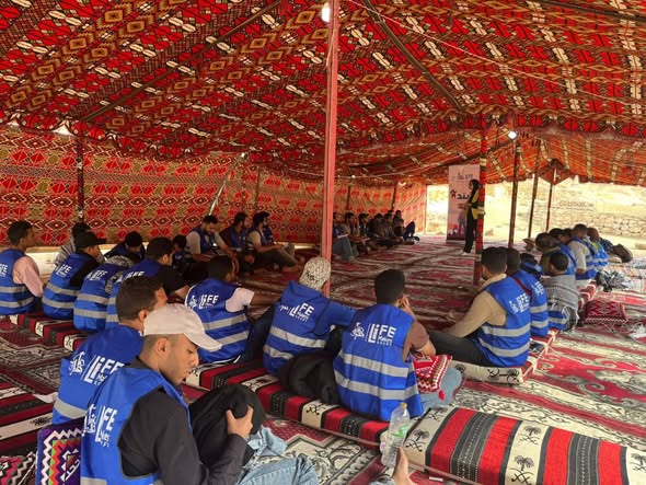 مؤسسة صناع الحياة تنظم ملتقى تدريبيًا في الإغاثة والطوارئ 4 بسيبسيشبسشب