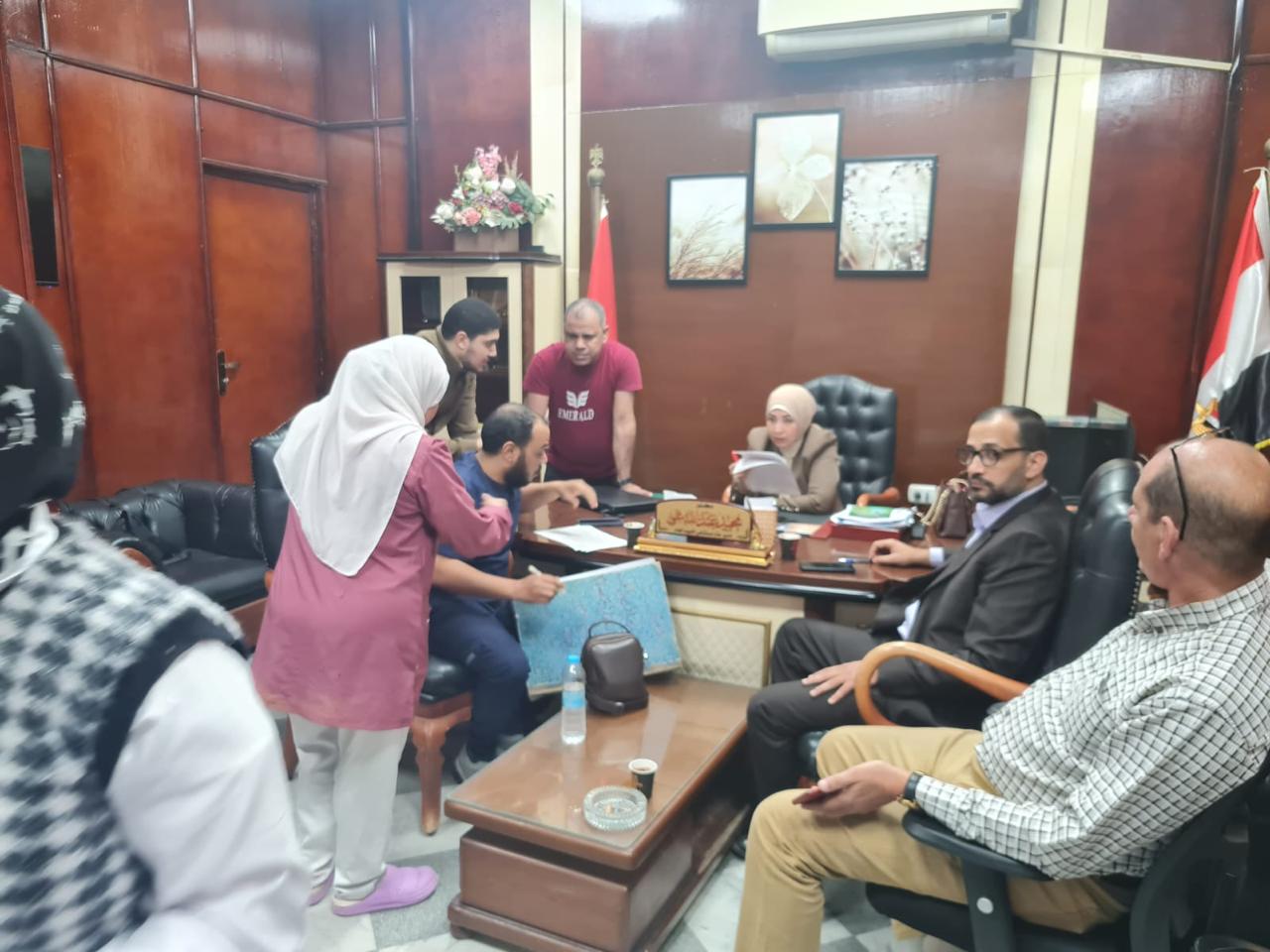 مرور مفاجئ لوكيل وزارة الصحة بالفيوم على مستشفى الفيوم العام 5 سيشلش