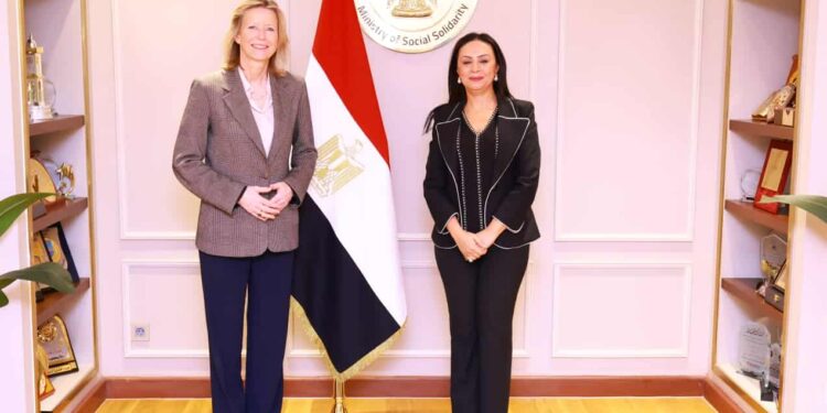 وزيرة التضامن الاجتماعي تلتقي ممثلة الاتحاد الأوروبي لحقوق الإنسان