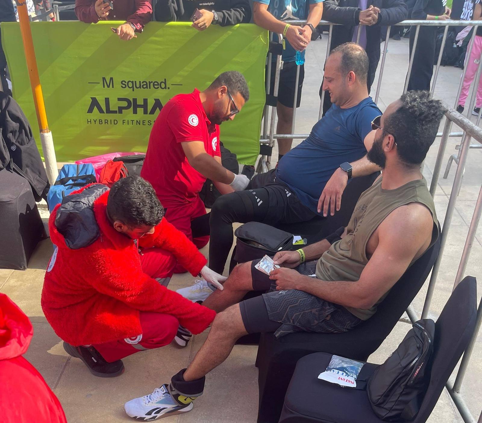 الهلال الأحمر المصري يؤمّن بطولة « ألفا فيت 2025» بالمتحف المصري الكبير طبيًا 5 سشيلشلسيسش