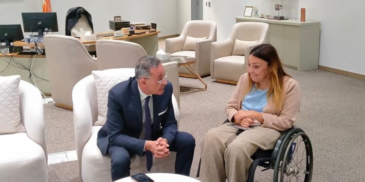 من داخل المتحف المصري الكبير. تسهيلات عديدة وإتاحة معلوماتية لذوي الإعاقات المختلفة 1 من داخل المتحف المصري الكبير. تسهيلات عديدة وإتاحة معلوماتية لذوي الإعاقات المختلفة