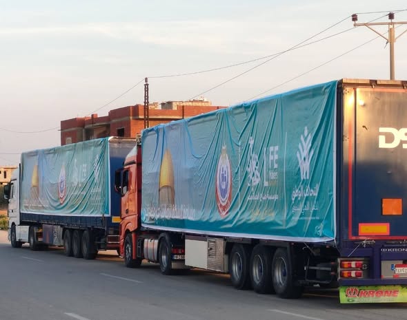 التحالف الوطني للعمل الأهلي التنموي يسيّر 19 شاحنة ألبان أطفال بوزن 9.5 طن إلى قطاع غزة 5 سليسلسي