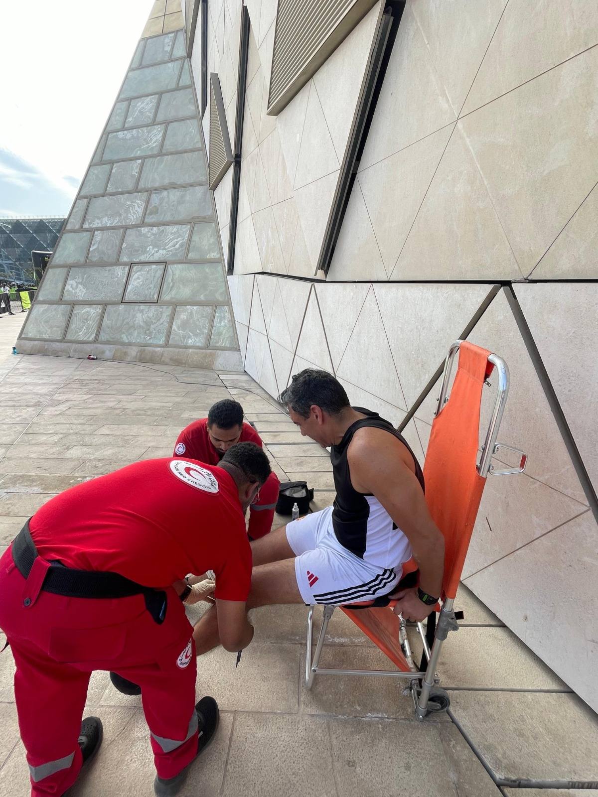 الهلال الأحمر المصري يؤمّن بطولة « ألفا فيت 2025» بالمتحف المصري الكبير طبيًا 7 سيلشلسيش