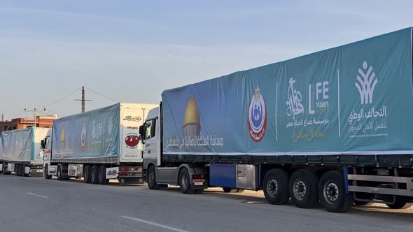 رحلة إنسانية متواصلة… صناع الحياة ترسل قافلة جديدة إلى غزة 3 شليسشليسش