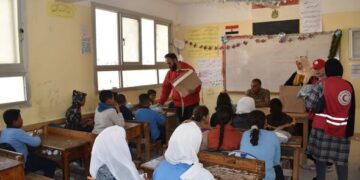 الهلال الأحمر المصري يٌطلق حملة «وقاية وحماية.. لشتاء آمن» وتوزيع حقائب دعم صحي للأطفال والفئات الأولى بالرعاية