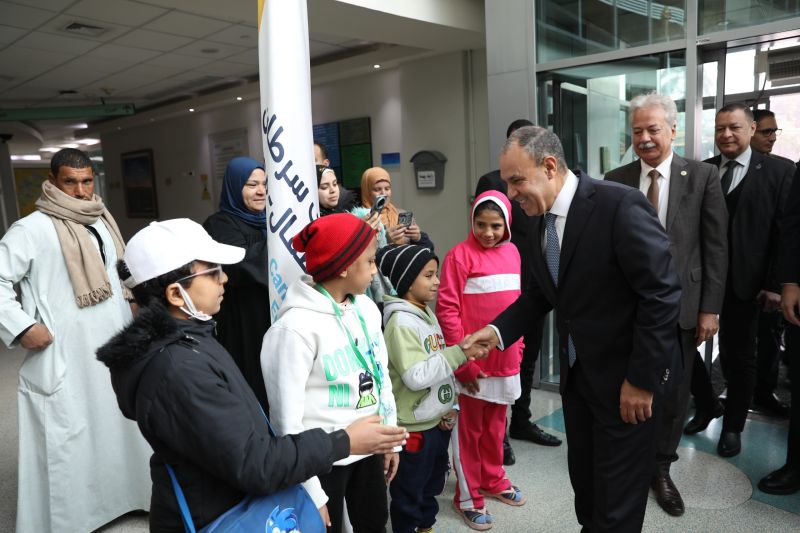 وزير الخارجية يزور مستشفى 57357 لسرطان الأطفال في اليوم العالمي لحقوق الإنسان 3 لسيشسيش