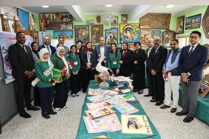 مؤسسة مصر الخير والبنك الأهلي المصري يطوّران مدرسة السلام الإعدادية بنات بالمنيا 4 لسيششسلشس