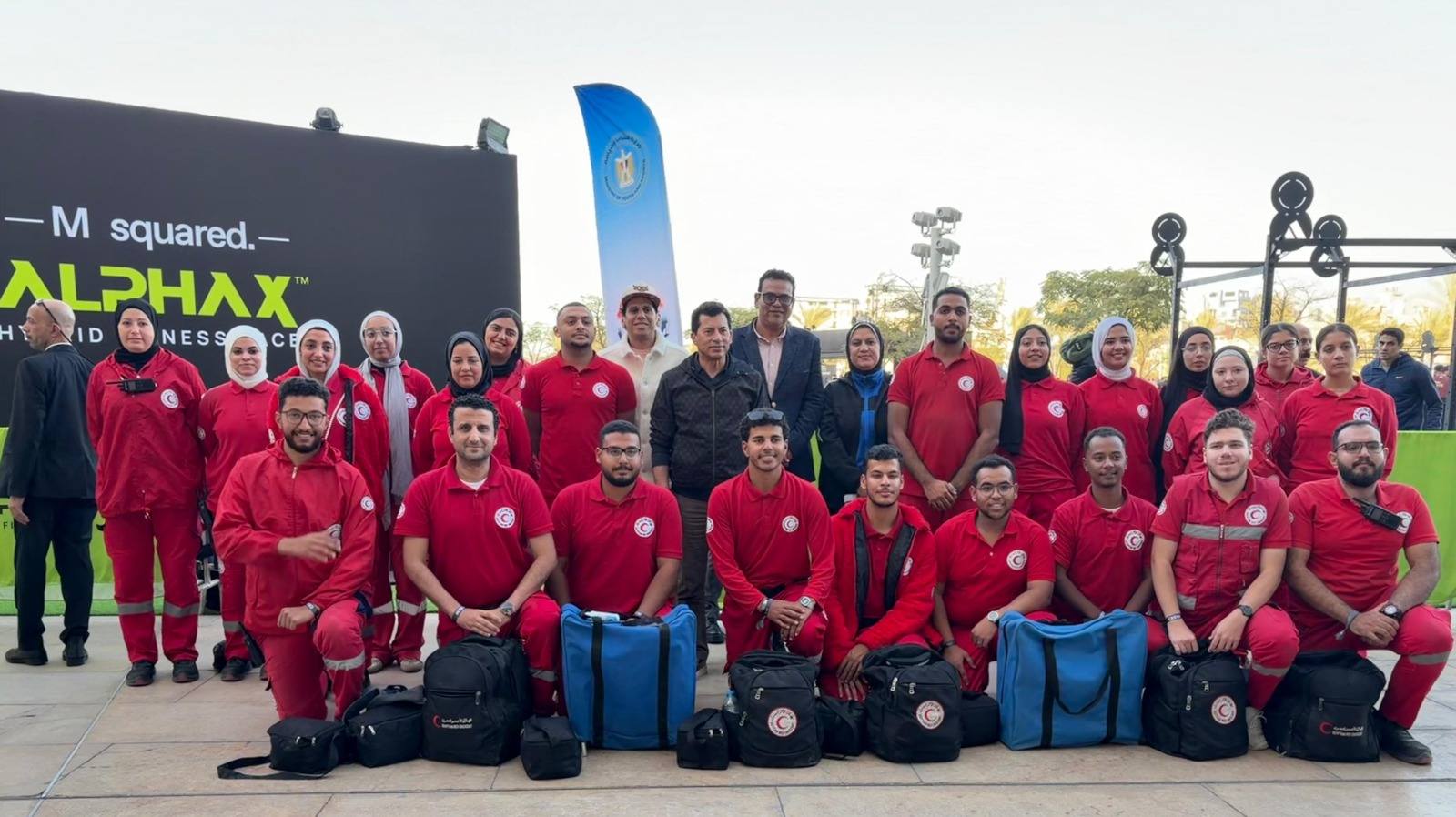 الهلال الأحمر المصري يؤمّن بطولة « ألفا فيت 2025» بالمتحف المصري الكبير طبيًا 2 لشسلسيشلش
