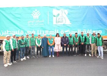 لتلبية احتياجات الأشقاء في غزة بفصل الشتاء.. التحالف الوطني يسيّر القافلة 13 بـ 150 شاحنة إغاثية