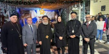 بـ “الورود والهدايا”.. وفد التحالف الوطني في بورسعيد يزور كنائس المحافظة للتهنئة بعيد الميلاد والعام الجديد