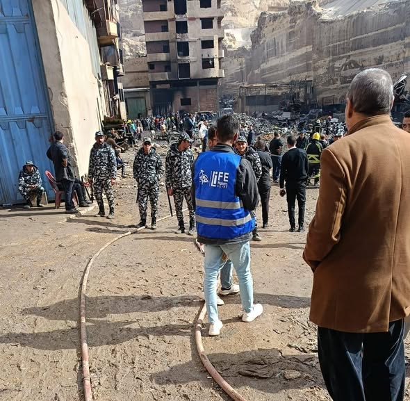 صناع الحياة عضو التحالف الوطني تشارك في الاستجابة الإنسانية لحريق منشأة ناصر 2 سشيليسليشس