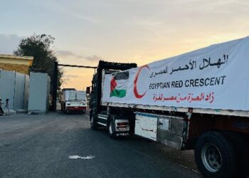 قافلة "زاد العزة" الـ 117 تدخل إلى الفلسطينيين في قطاع غزة 2 قافلة “زاد العزة” الـ 117 تدخل إلى الفلسطينيين في قطاع غزة