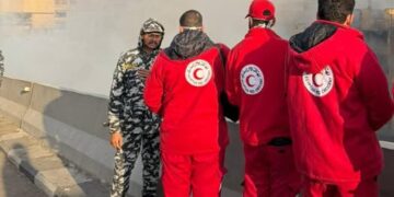 الهلال الأحمر المصري يساند جهود الحماية المدنية والإسعاف في حريق بمنطقة الزرايب