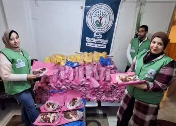 مؤسسة نبيل الكاتب الخيرية لتنمية المجتمع عضو التحالف الوطني تنفذ نشاطًا غذائيًا لتوزيع اللحوم بمحافظة البحيرة