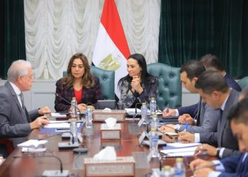 وزيرتا التضامن والتنمية ومستشار رئيس الجمهورية يبحثون إقامة مهرجان موسع للحرف التراثية 