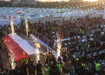 حملة إفطار صائم لمصر الخير تصل غزة