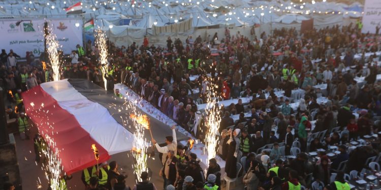 حملة إفطار صائم لمصر الخير تصل غزة